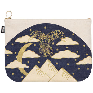 Large Zipper Pouch - Moonlit