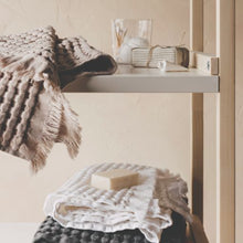 Load image into Gallery viewer, Organic Cotton Waffle Hand Towel - Stone
