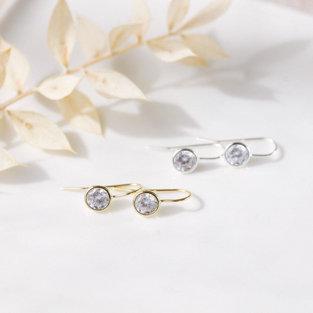 Dazzle Earrings, Clear