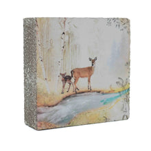 Load image into Gallery viewer, Deer and Fawn - Art Block
