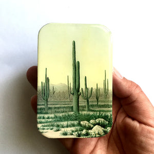 Desert Cactus Notions Tin