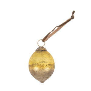 Dew Drop Bauble Ornament - Chartreuse