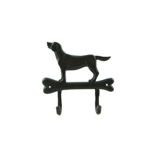 Dog and Bone Hook - Black