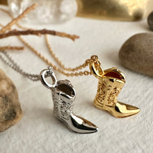 Load image into Gallery viewer, Dolly Cowboy Boot Charm Necklace
