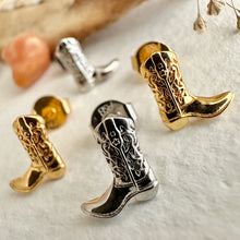 Load image into Gallery viewer, Dolly Cowboy Boot Stud Earrings
