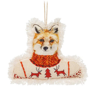 Dressed Fox Ornament