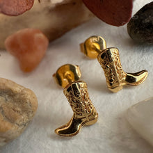 Load image into Gallery viewer, Dolly Cowboy Boot Stud Earrings
