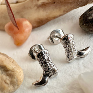 Dolly Cowboy Boot Stud Earrings