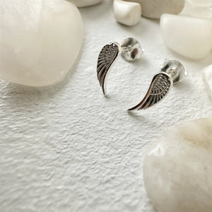 Icarus Tiny Wing Stud - Sterling Silver