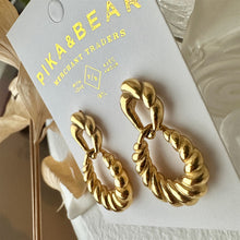 Load image into Gallery viewer, Mafra Baroque Drop Earrings - Gold
