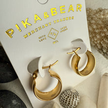 Load image into Gallery viewer, Sybil 18mm Hoop Earrings
