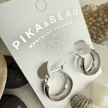 Load image into Gallery viewer, Sybil 18mm Hoop Earrings
