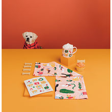 Load image into Gallery viewer, Swedish Dish Cloth - Holiday Hounds
