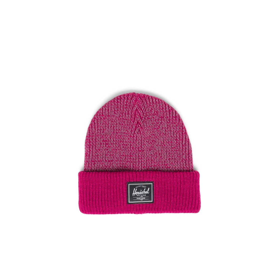 Elmer Reflective Ribbed Toddler Beanie 1–3 Years - Dragonfruit Reflective