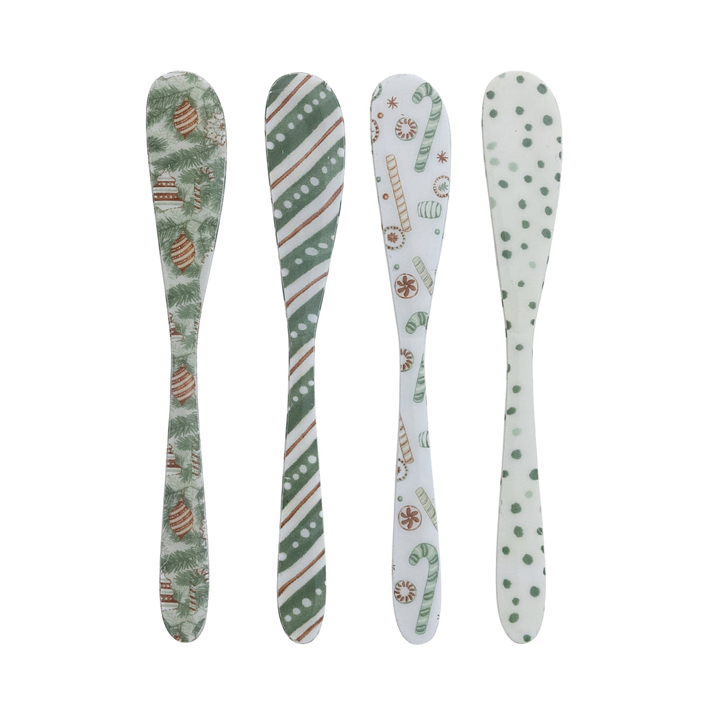 Enameled Stainless Steel Canape Knife