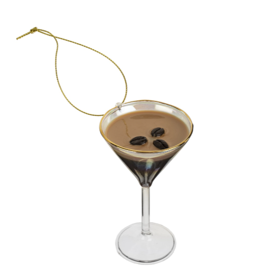 Espresso Martini Holiday Ornament