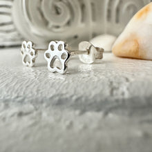 Load image into Gallery viewer, Estelle Tiny Paws Stud - Sterling Silver

