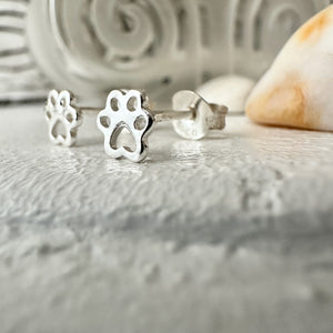 Estelle Tiny Paws Stud - Sterling Silver