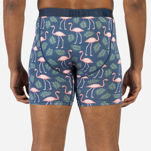 Classic Boxer Brief - Flamingos Navy