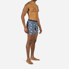 Load image into Gallery viewer, Classic Boxer Brief - Flamingos Navy
