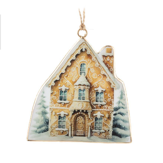 Fancy Gingerbread House Ornament