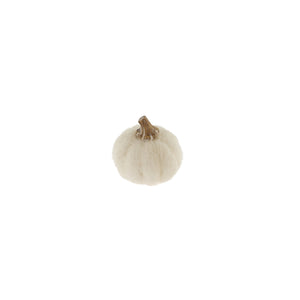 Felt Pumpkin XS - White