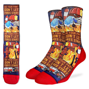 Firefighter, Don't Let Fires Start Socks