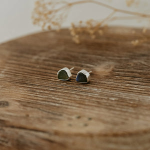 Fleck Studs - Labradorite