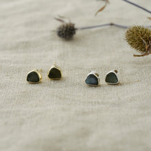 Load image into Gallery viewer, Fleck Studs - Labradorite
