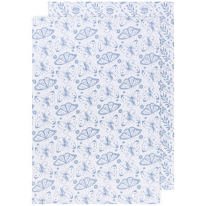 Floursack Dishtowels, Set of 2 - Slate Blue