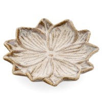 Flower Shaped Trinket Tray - Beige