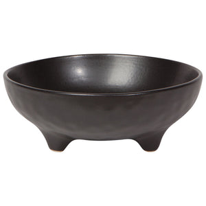Footed Bowl Black - 6"