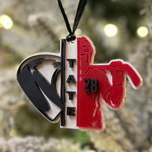 Load image into Gallery viewer, Personalized Hockey Player Ornament
