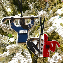 Load image into Gallery viewer, Personalized Hockey Player Ornament
