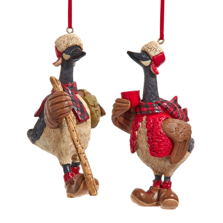 Geese Ornament - 2 Assorted