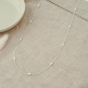 Ginny Necklace, Silver