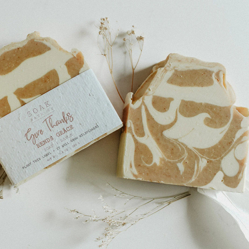 Give Thanks Soap Bar