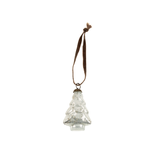 Glass Christmas Tree Ornament - Small