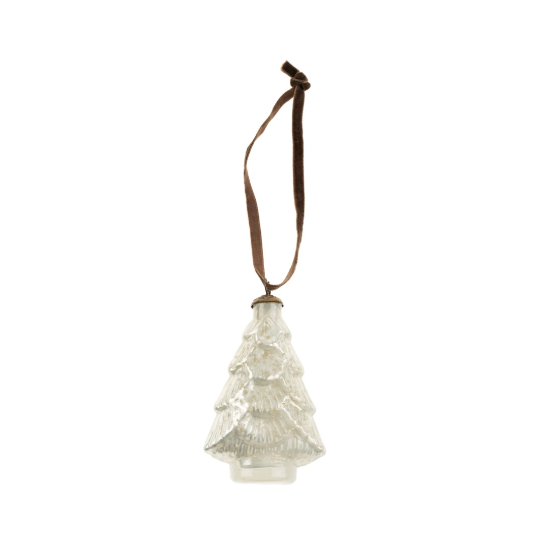 Glass Christmas Tree Ornament - Medium