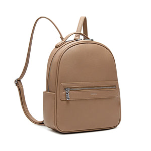 Hannah Backpack - Latte Pebbled