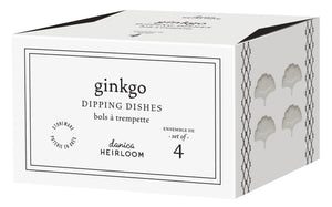 Ginkgo Dip Dishes - Set of 4
