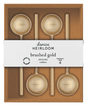 Load image into Gallery viewer, Long Spoons Gold - Set of 4
