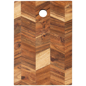 Acacia Chevron Serving Board - 10"