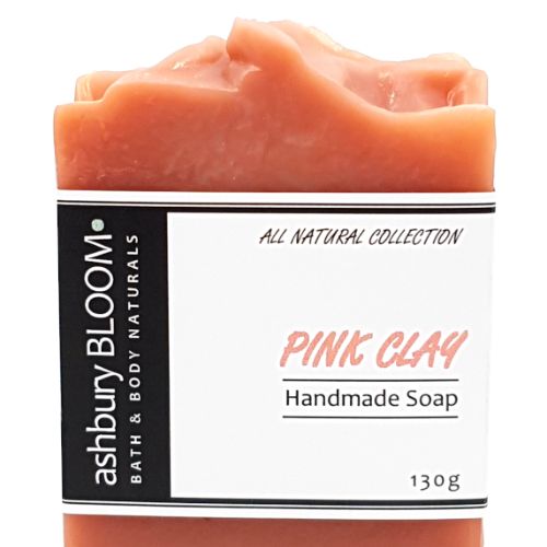 Handmade Soap Bar - Pink Clay