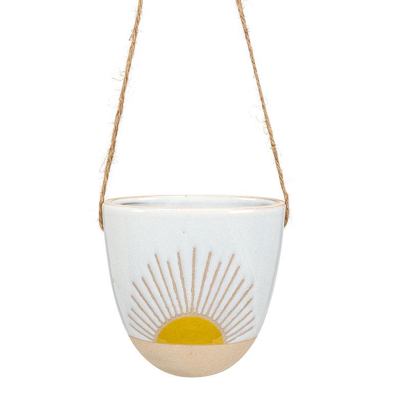 Hanging Planter With Sun