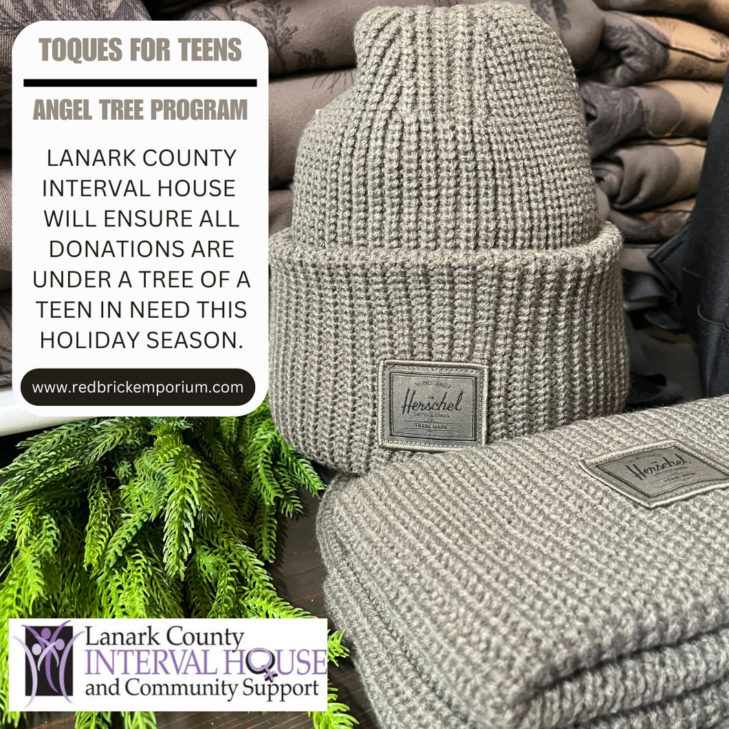 Toques For Teens Monetary Donation in Support Of The Lanark County Interval House