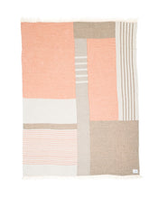 Load image into Gallery viewer, Harris Throw - Khaki/Apricot
