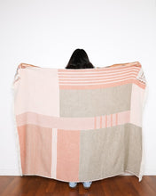 Load image into Gallery viewer, Harris Throw - Khaki/Apricot
