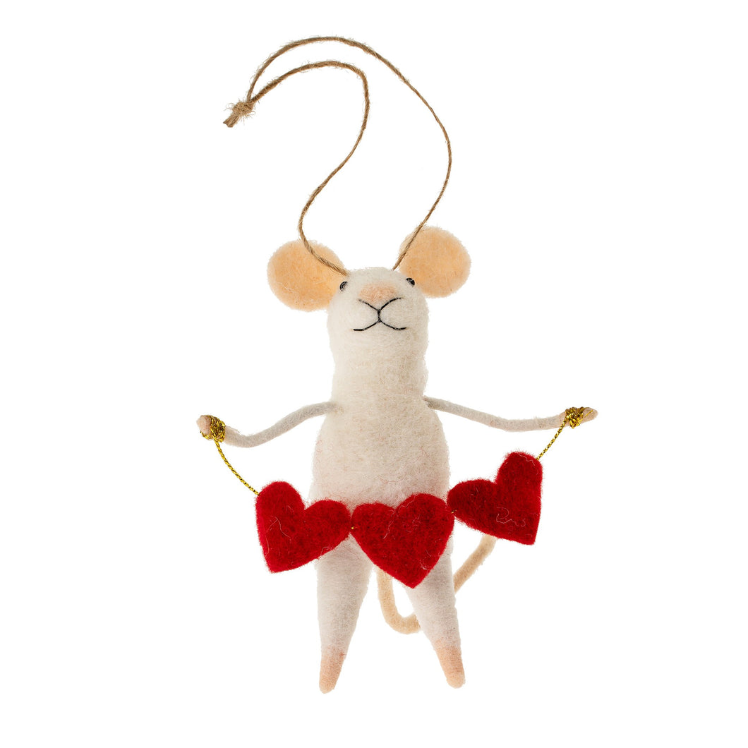 Heart Full Mouse, Ornament