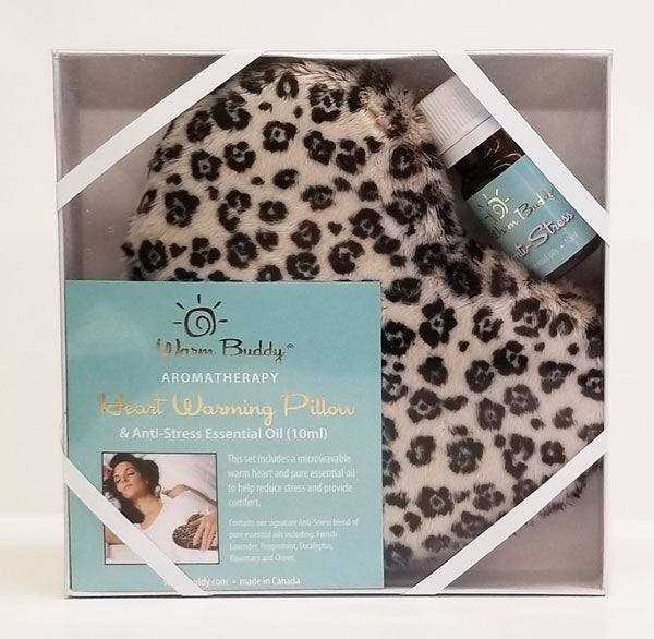 Heart Warming Pillow Gift Set - Loepard